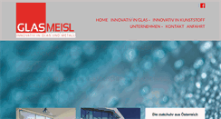 Desktop Screenshot of glas-meisl.at